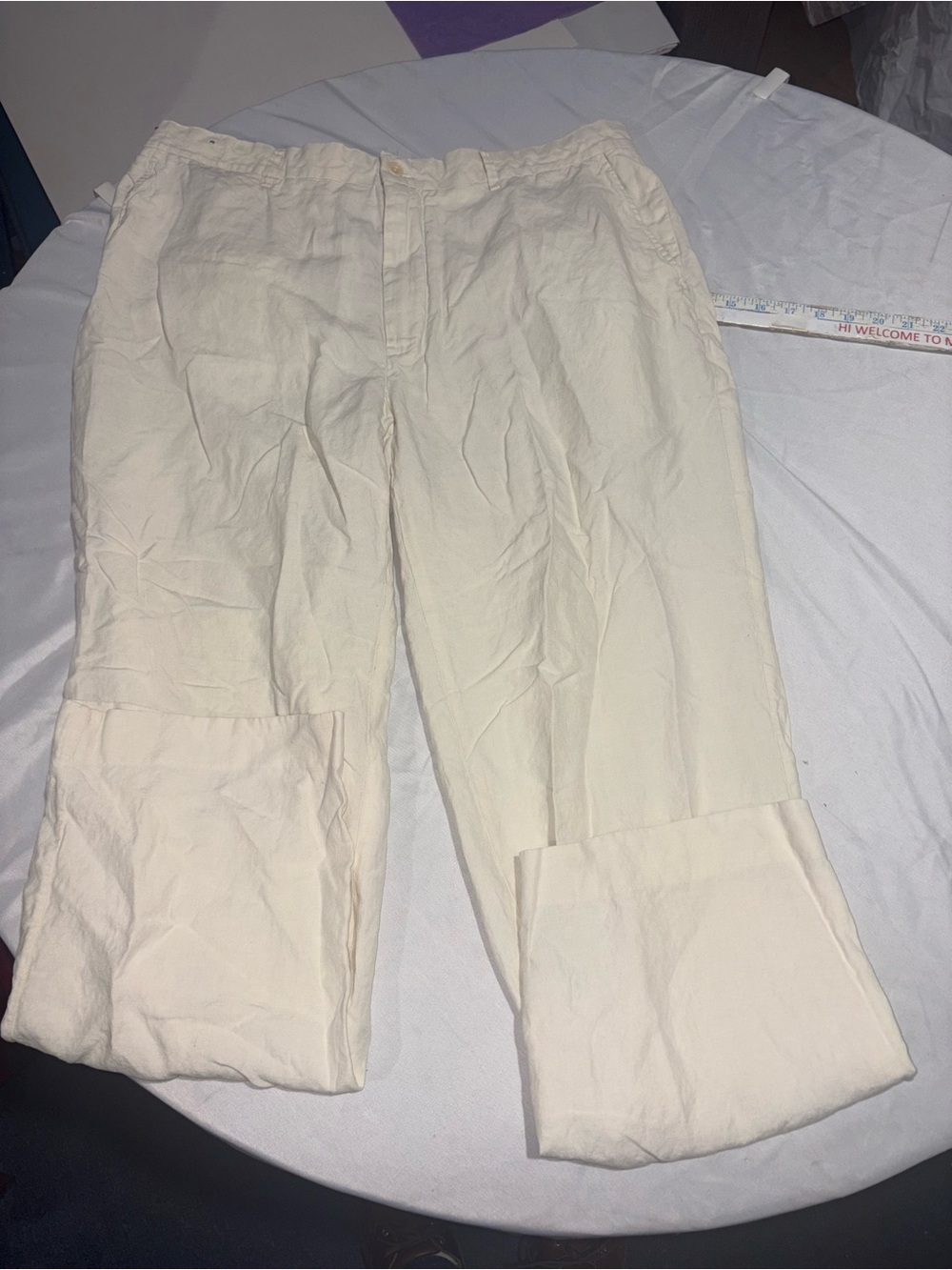 Polo by Ralph Lauren linen/silk pants